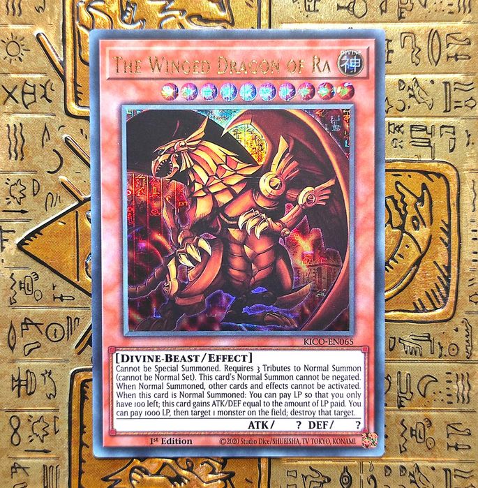 The Winged Dragon of Ra Pharaoh's Rare Yugioh