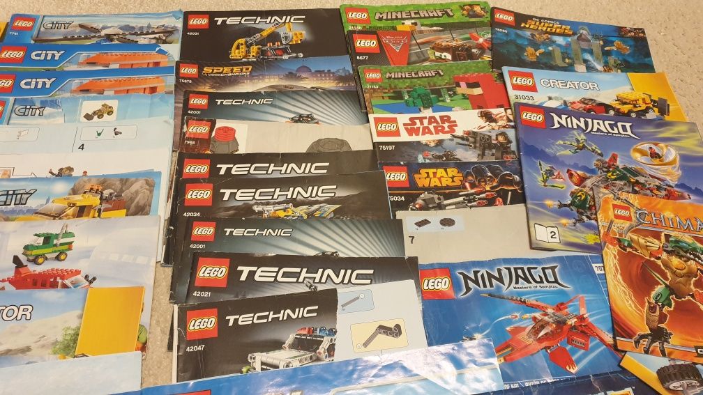 Instrukcje lego star Wars ninjago minecraft movie creator technic lego