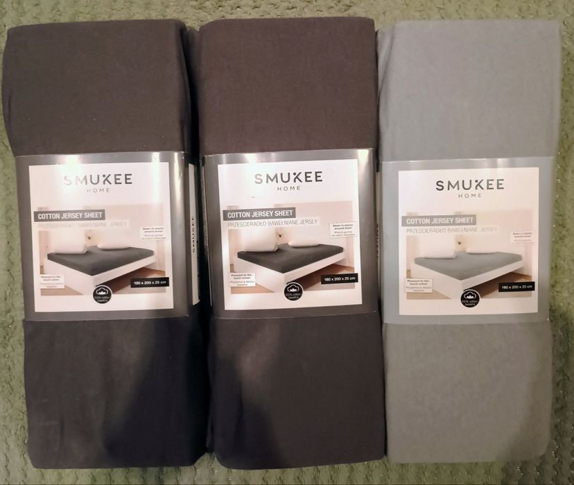 Nowe prześcieradła 160x200cm