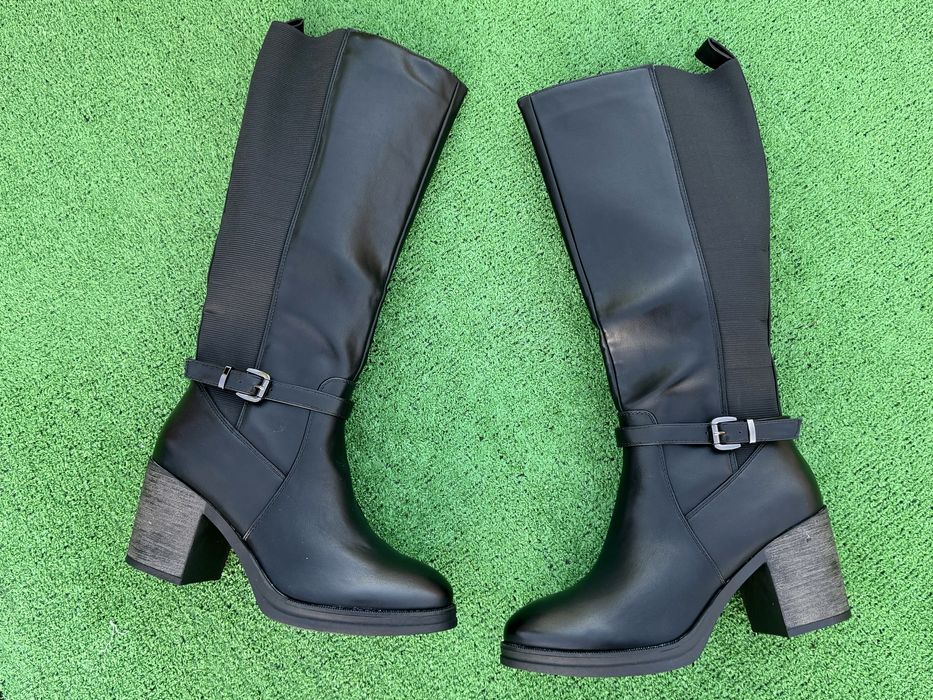 Botas cano alto com elastico - 36 ao 41
