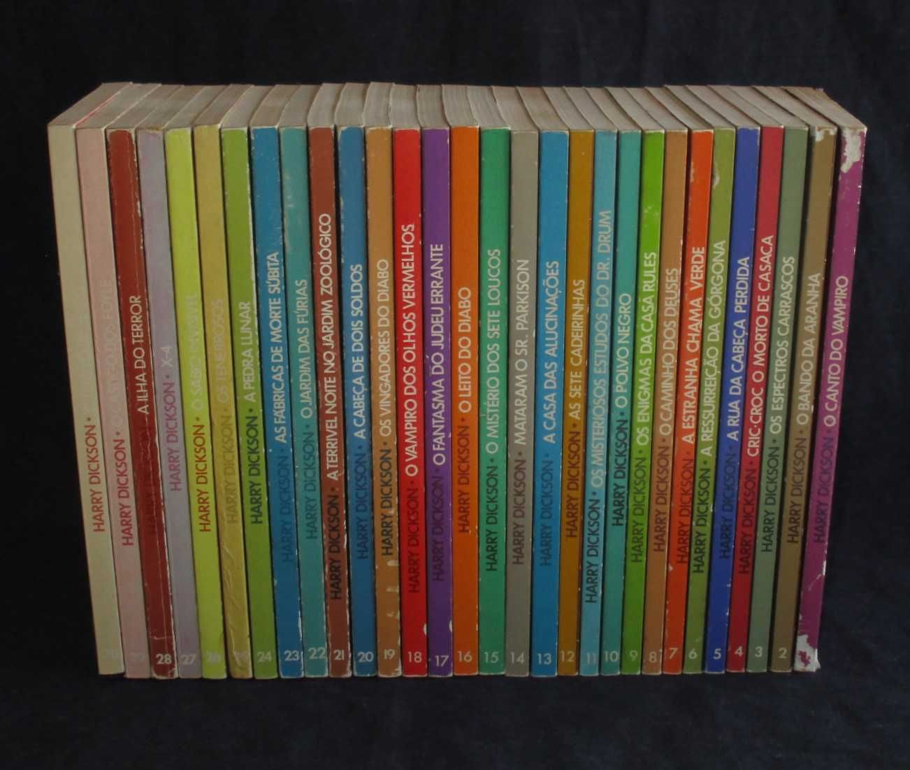 Livros Colecção Harry Dickson Jean Ray 30 volumes Completa