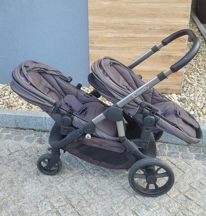 Carrinho gémeos completo