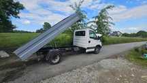 Beton półsuchy, kruszywo, piasek, (B20,B25) Transport wywrotka 3,5t