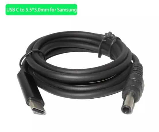 Кабель для живлення ноутбука від TypeC павербанки