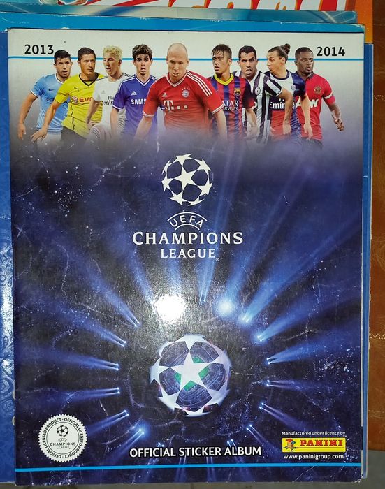 Panini, futebol lote de 8 cadernetas vazias,