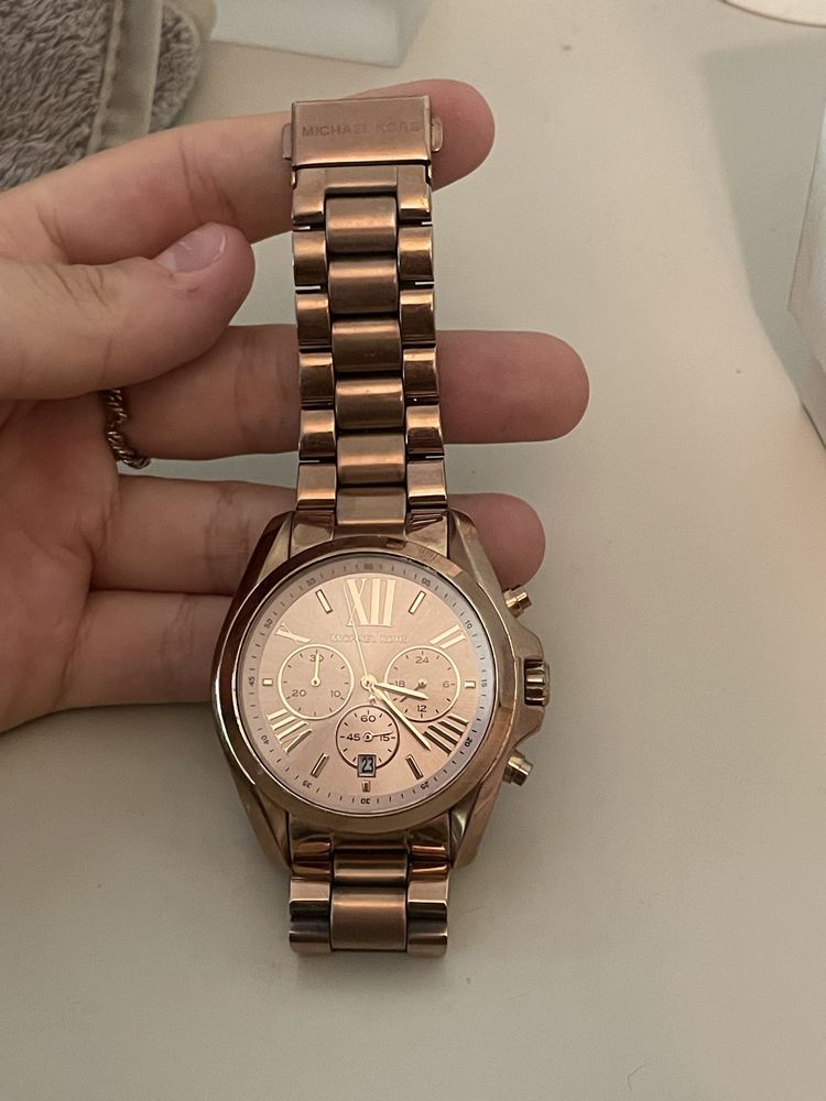 Relógio Michael Kors rosa dourado