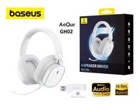 Геймерські навушники Baseus AeQur GH02 White Hi-Res Audio BT5.3 40H