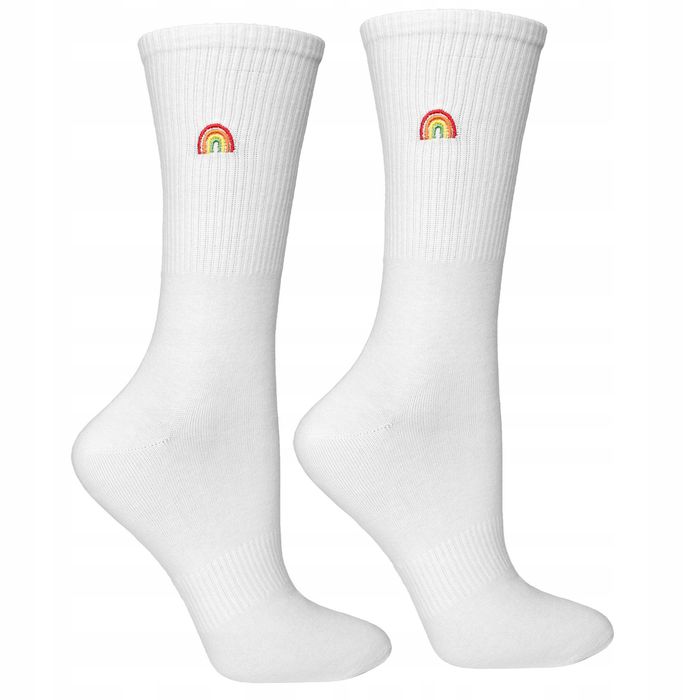 Moraj Skarpetki Bawełna Damskie Haft 3-Pary 43-45