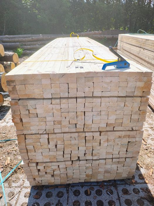 Łata suszona i strugana  63x38x4500 świerk