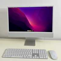 iMac prateado de 24” com ecrã Retina 4.5K