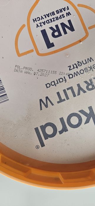 Farba lateksowa Dekoral Akrylit W 10l