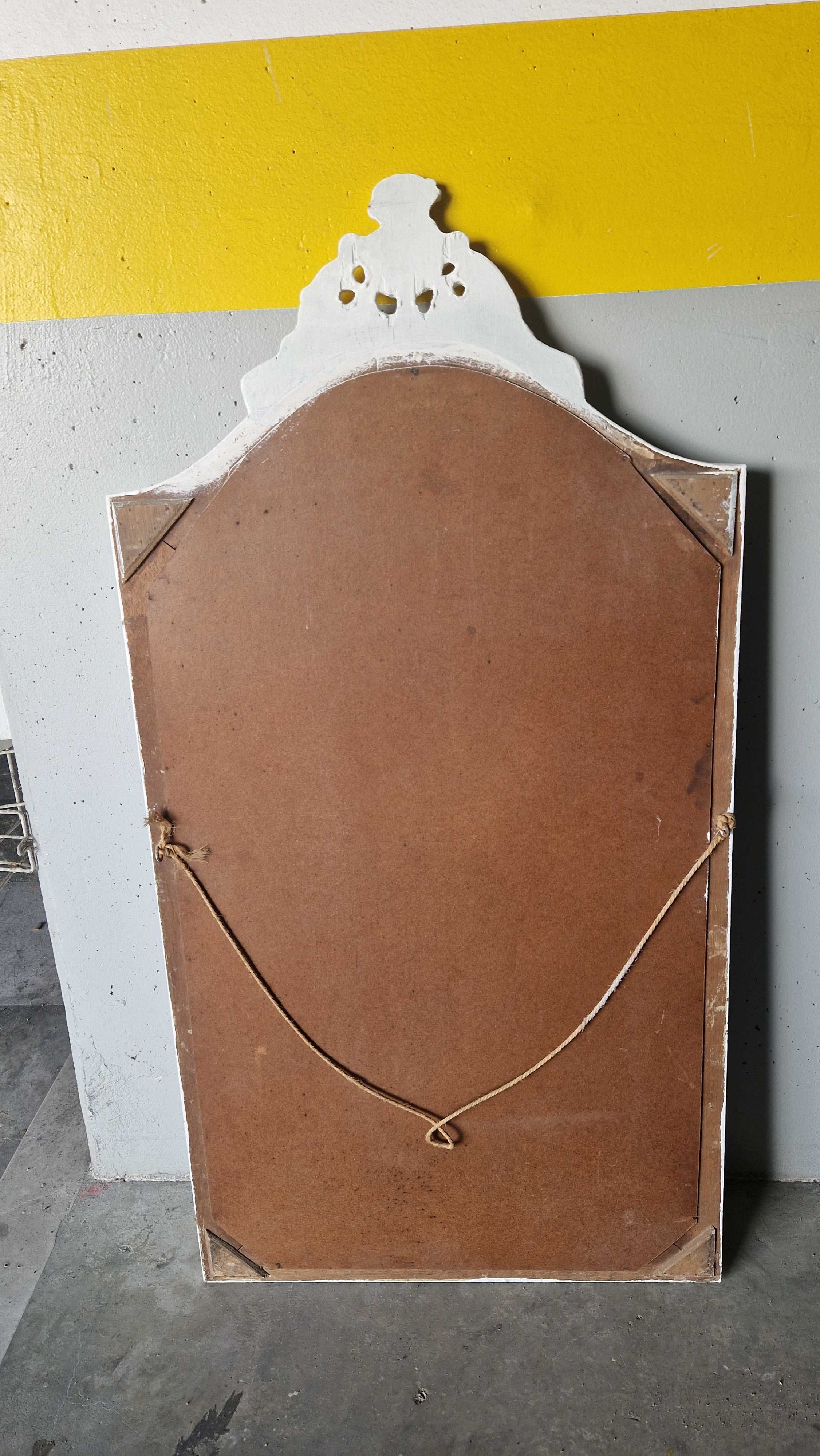 Espelho vintage, moldura de madeira