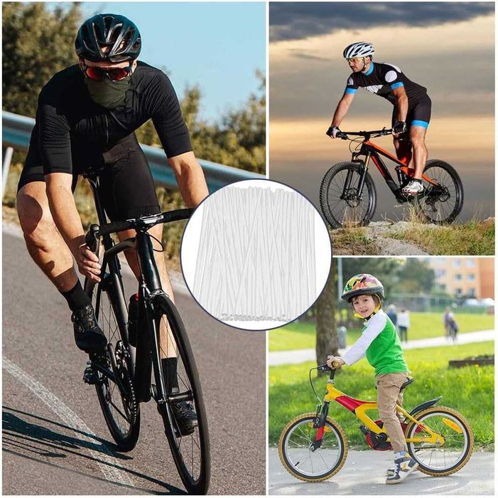 17cm Zestaw osłon na szprychy, ochraniacze na felgi motocyklowe 17cm