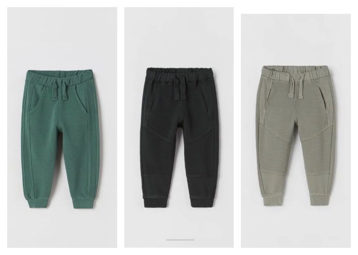 Штани Zara 4-5 110 хакі сірі зелені