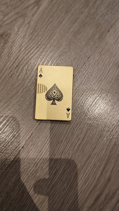 Isqueiro de coleção de baralho de cartas em metal