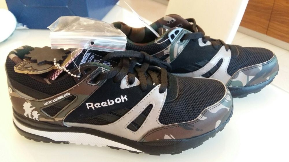Нові кросівки Reebok Ventilator x Bape Aape by Bathing Ape