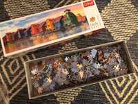 Puzzle TREFL 1000 Panorama Domki