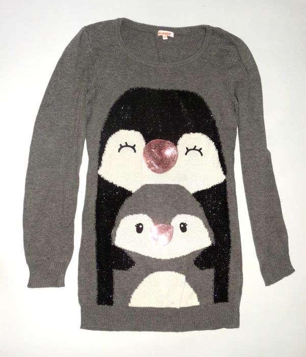 _Bluezoo_Fajny szary sweter ciepły do szkoły _R.146_