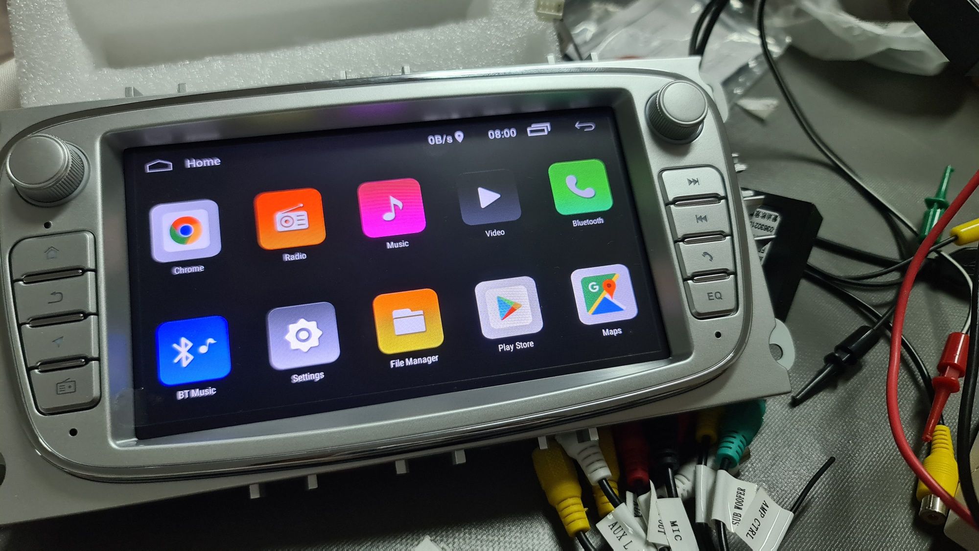 Auto Rádio Android 10 Ford Focus NOVO + Câmara Traseira