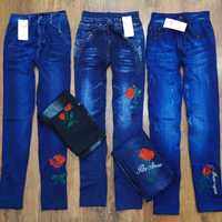 Жіночі лосини в стилі джинсів "ЧАЙКА" Art: 221 XL-2XL(46-50)