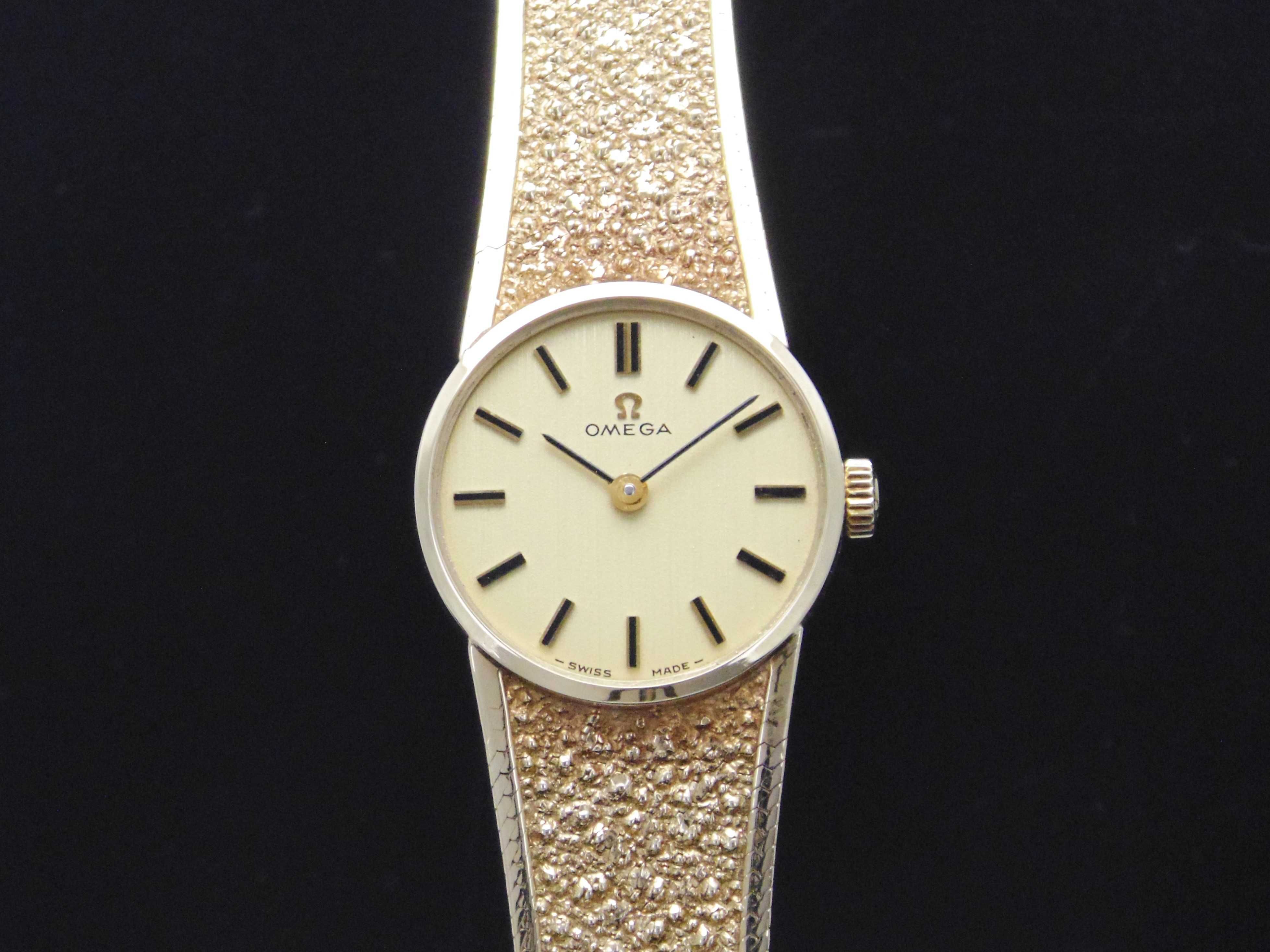 Złota Omega Złota Bransoleta Cal.620 (1) pr.375 9ct.rok prod.1972