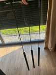 Nowoczesna Lampa czarna 3 rurki tuby