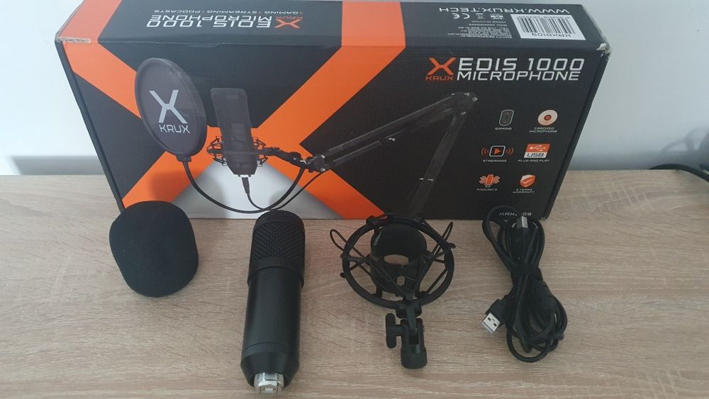 Mikrofon Gamingowy KRUX EDIS 1000