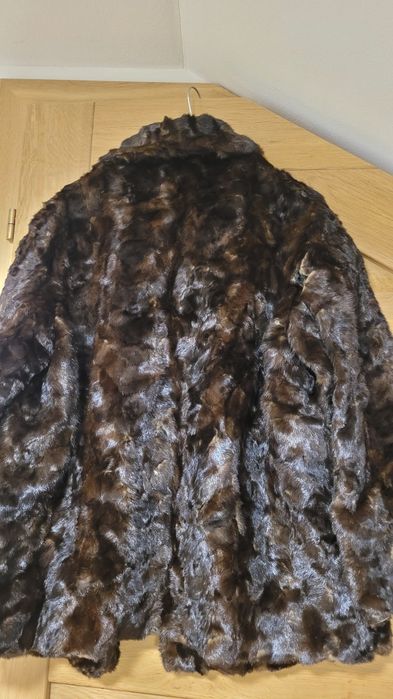 Futro z norek  roz M/L