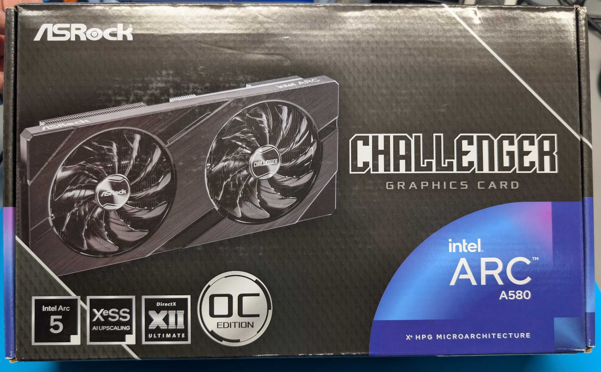 Karta graficzna ASRock Intel Arc A580 Challenger 8GB OC A580 CL 8GO