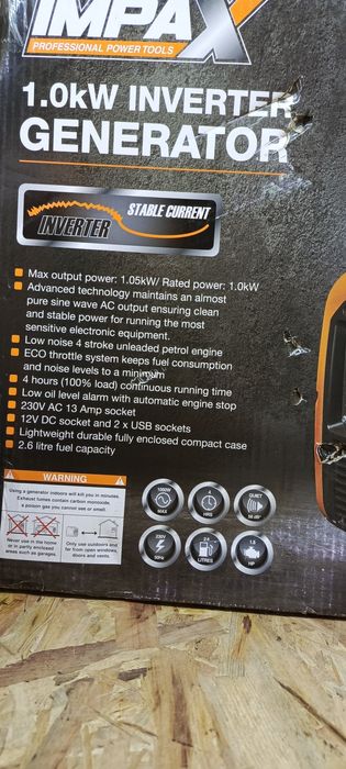 Agregat prądotwórczy impax IM 1000 Sig