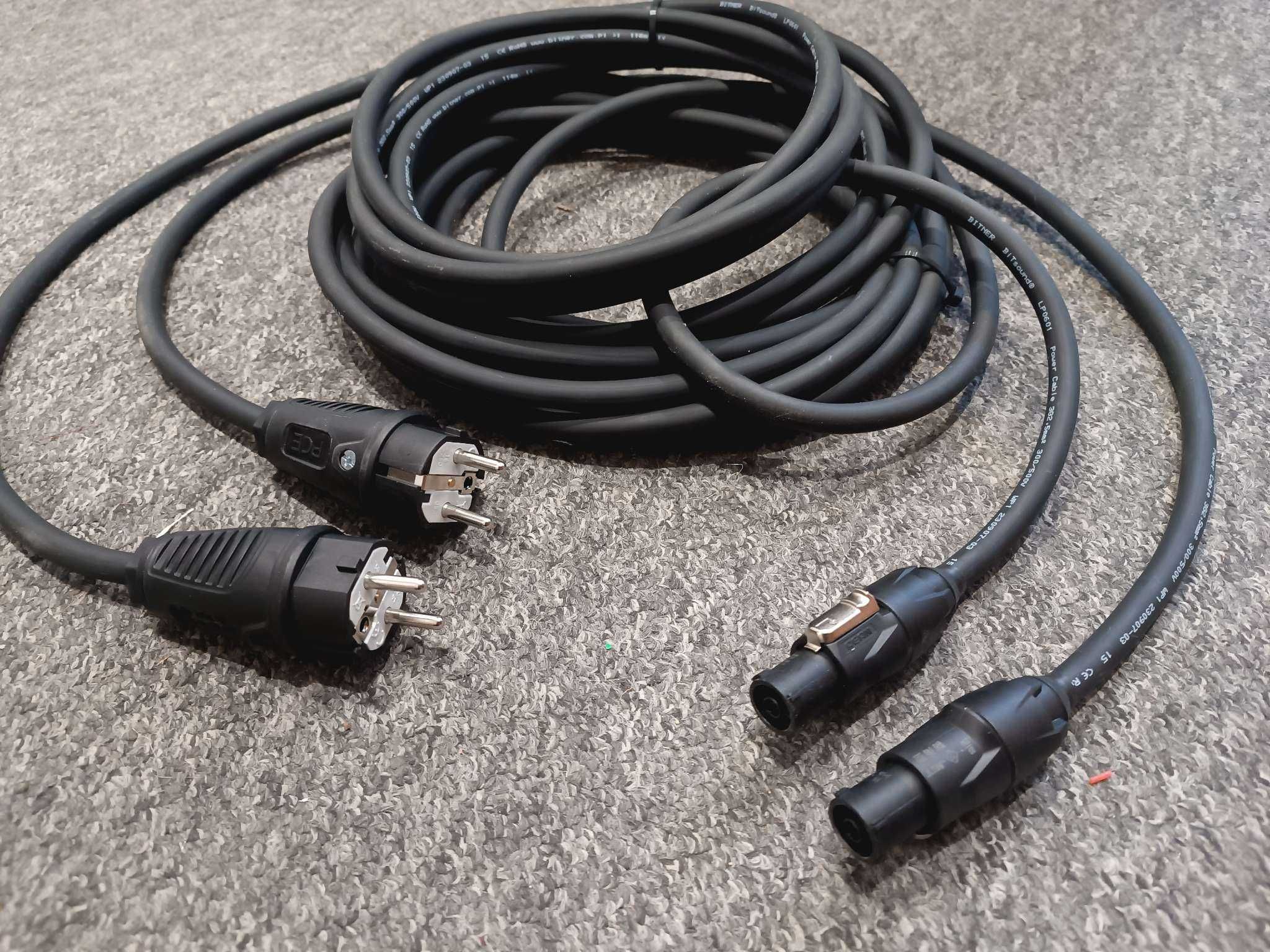 Przewód powercon true truecon Neutrik REAN kabel 3x2,5 230V 3m - 2szt