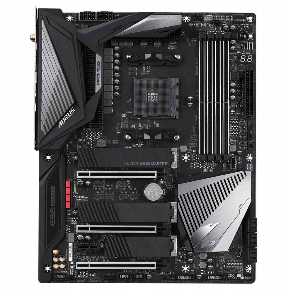Płyta główna Gigabyte X570 AORUS MASTER WIFI AM4 DDR4 box gwarancja
