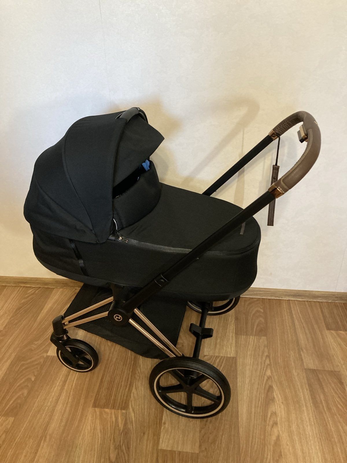 Cybex priam lux Black 3в1 Шассі Rose Gold Сайбекс