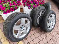 Felgi aluminiowe 16" BMW 5x120mm + opony zimowe 2023 bieżnik 7-8mm