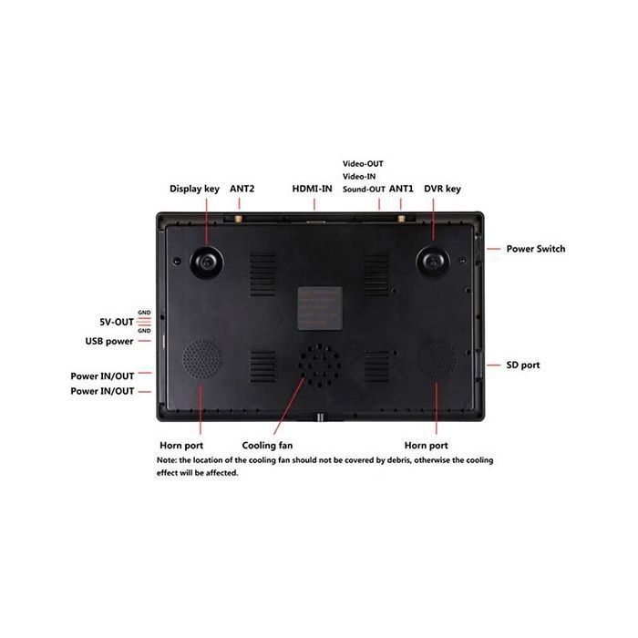 Монітор FPV Hawkeye Captain 10.2" DVR 5.8GHz 96CH L,X,Z Band