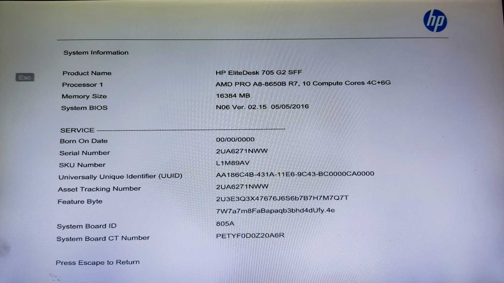 Computador HP QuadCore