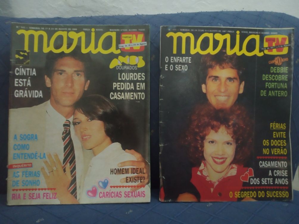Lote de 16 Revistas MARIA, anos 80