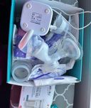 Babyhit Basics Laktator Elektryczny Podwójny+woreczki do mleka+wkładki