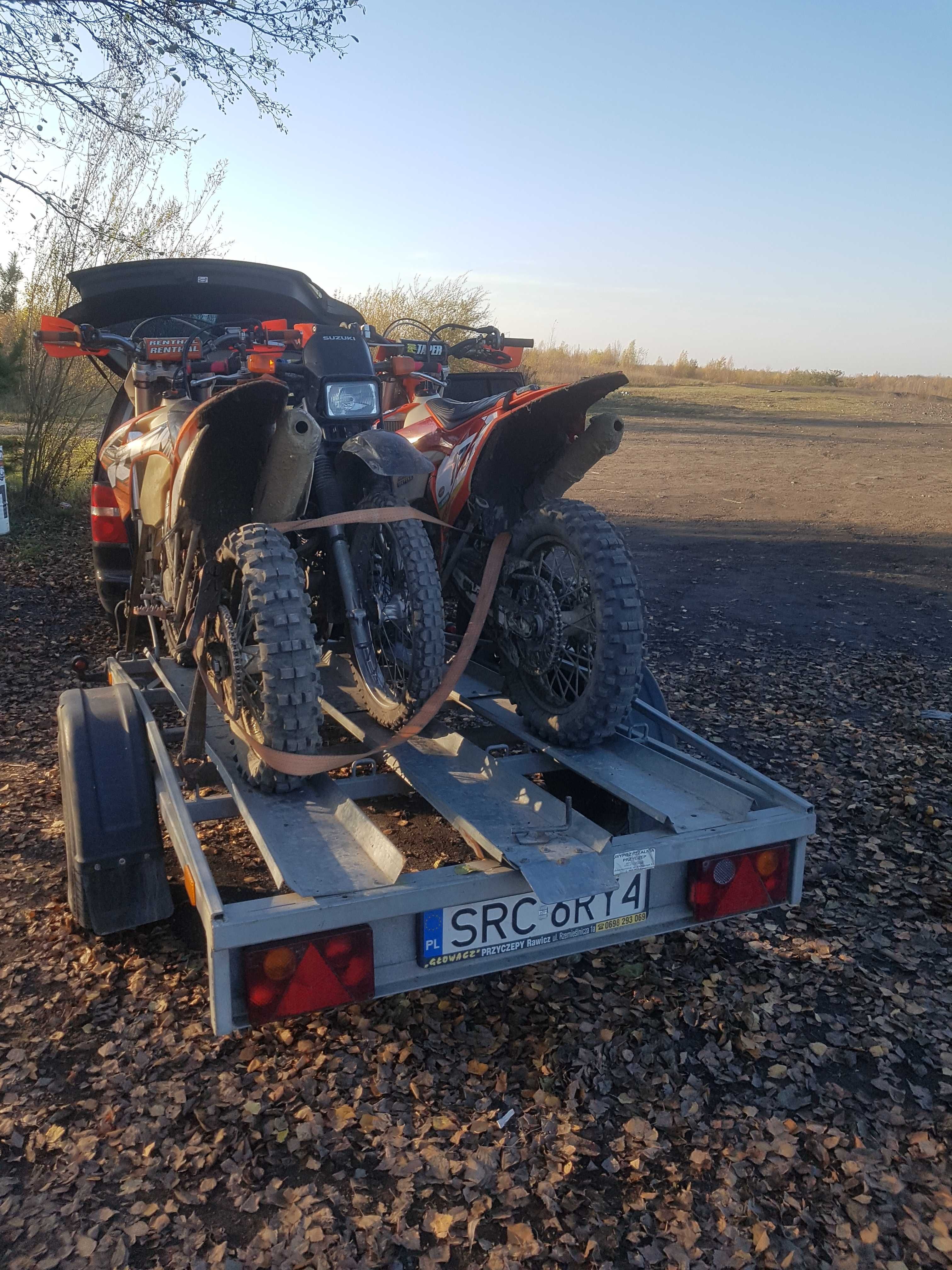wypożyczenie przyczepki motocyklowej do przewozu 3 motocykli