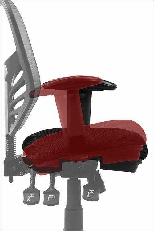 Fotel biurowy ergonomiczny metalowy zielony regulowany krzesło nowy