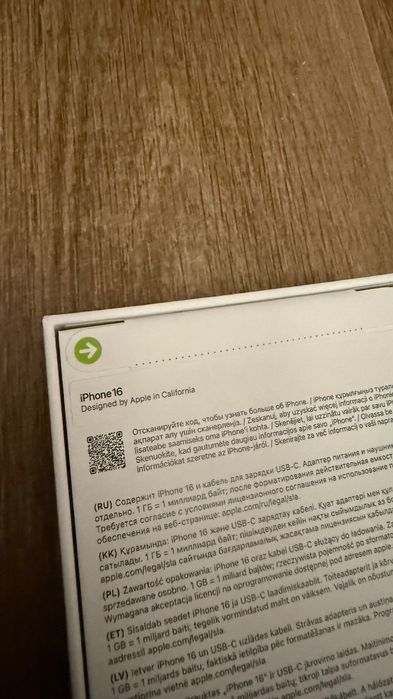 iPhone 16 , 128GB BLACK , nowy !