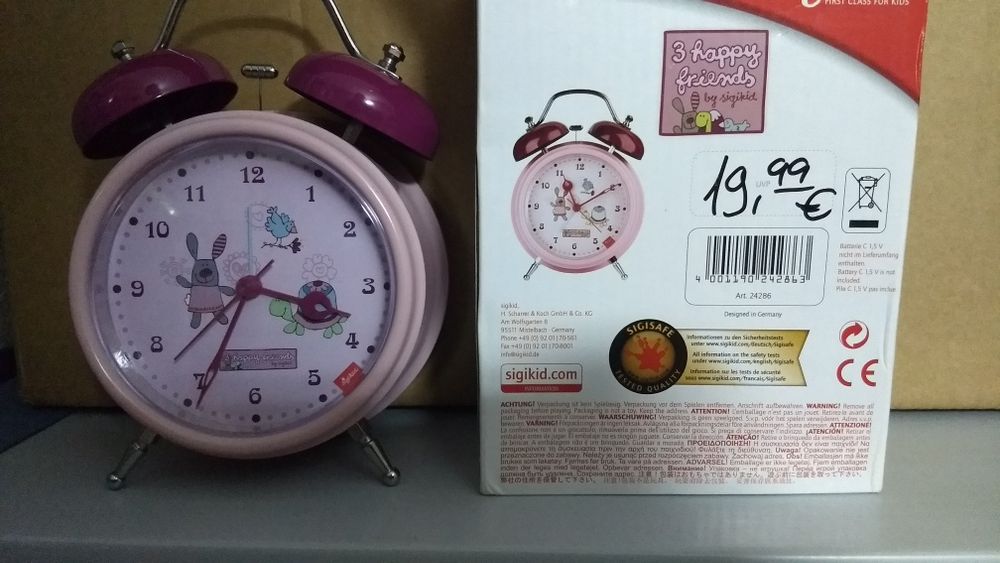 Relógio despertador