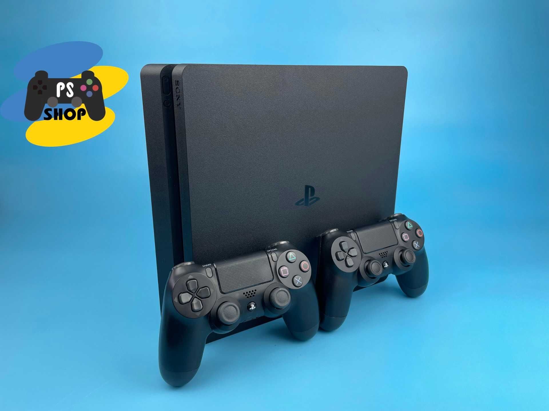 Playstation 4 Slim 1ТБ, Два джойстики