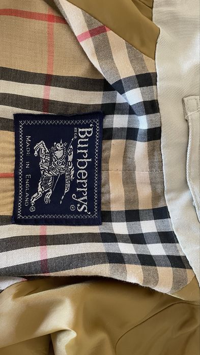 Gabardine Burberry Trench Coat