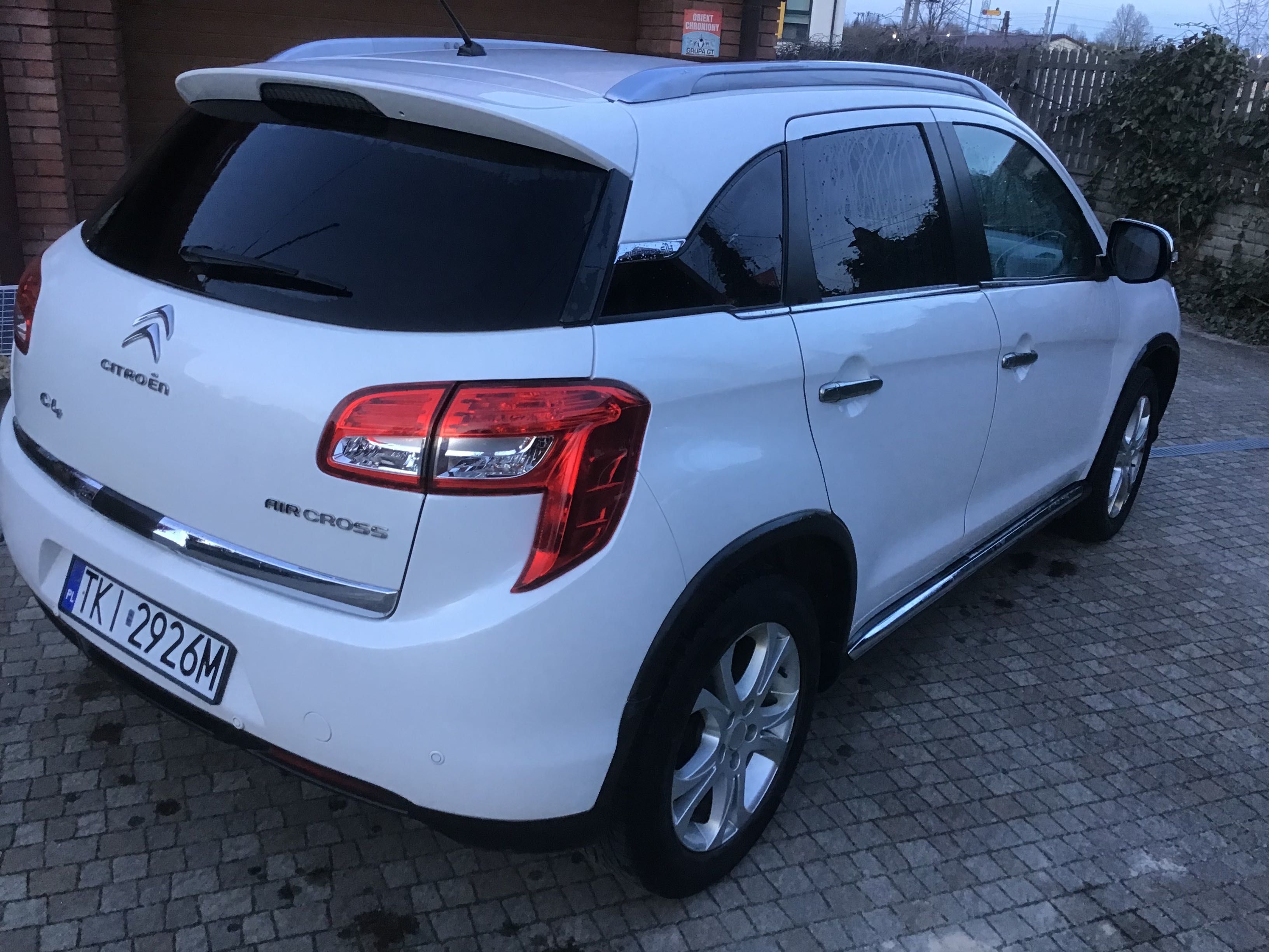 Citroen C4 Aircross zamiana na koparkę gąsienicową,ładowarkę kołową