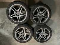 Felgi z oponami AMG 18" z mercedes e55 w211 oryginaly!