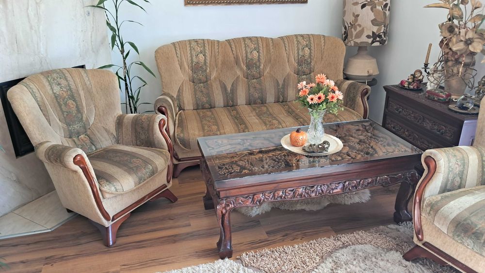 Sofa FRYDERYK z funkcją spania 2x fotele