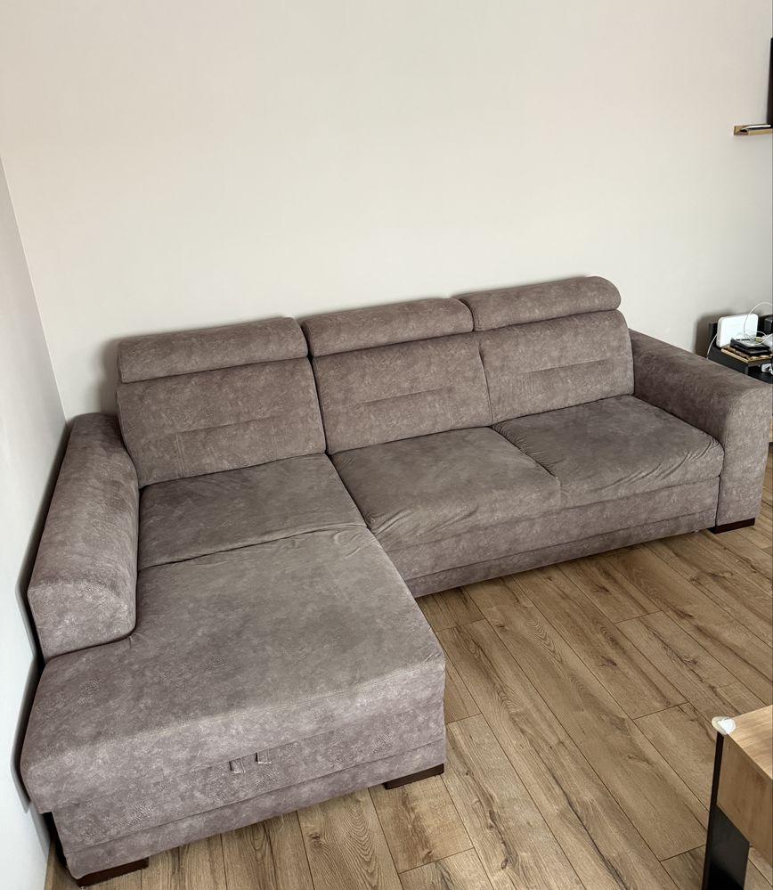 Narożnik z funkcją spania