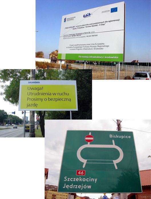 Znaki i tablice drogowe, nowe