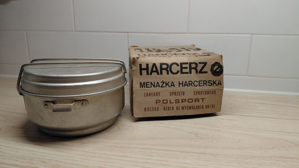 Menażki aluminiowe 2 w cenie 1, z czasów PRL
